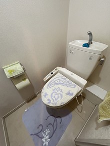 キャビネット付トイレで便利ですっきりトイレ空間へ 目黒区T様邸 キャビネット付トイレで便利ですっきりトイレ空間へ 目黒区T様邸